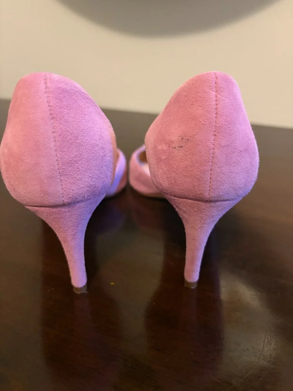 J. Crew Lucie Suede Pumps in Pale Guava, Size 8.5